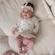 STARFISH WISHES - Allover Print Slub Yarn Frills Swing Top