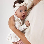 STARFISH WISHES - Allover Print Slub Yarn Frills Swing Top