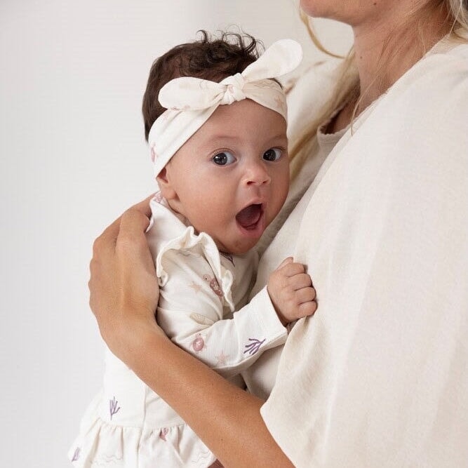 STARFISH WISHES - Allover Print Slub Jersey Headband