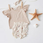 STARFISH WISHES - Allover Print Slub Yarn Jersey Fashion Bloomers