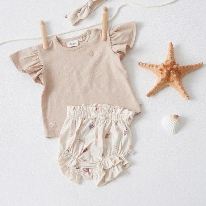 STARFISH WISHES - Allover Print Slub Yarn Jersey Fashion Bloomers