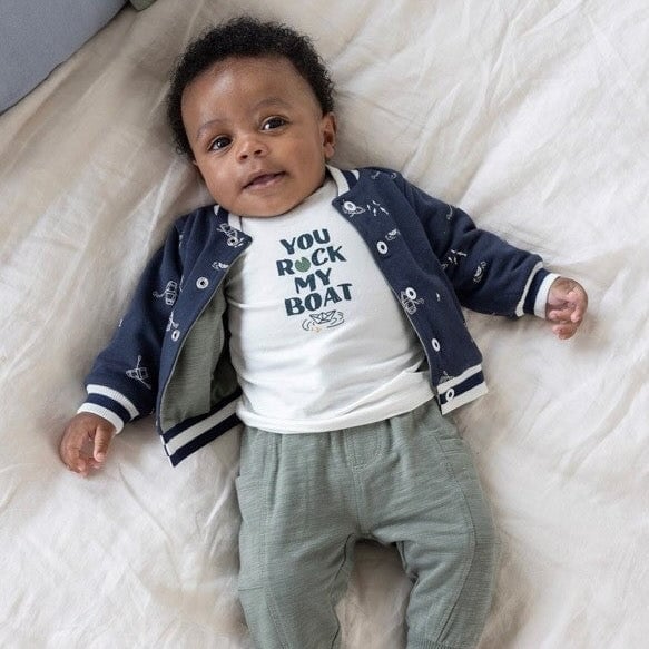 ROCK MY BOAT- Single Jersey "You Rock My Boat" Fashion Top