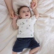 ROCK MY BOAT - Signature Allover Print Slub Yarn Single Jersey Fashion Top