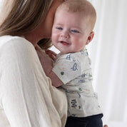 ROCK MY BOAT - Signature Allover Print Slub Yarn Single Jersey Fashion Top