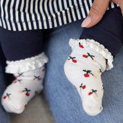 MON CHERI - Very Sweet Lace Cap Socks!