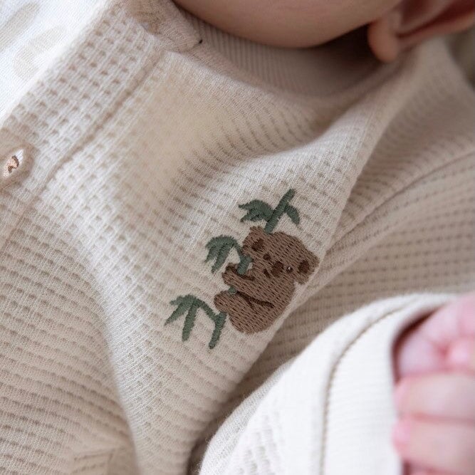 THE CHILL CLUB - Keepsake Waffle Knit Chillin' Jacket