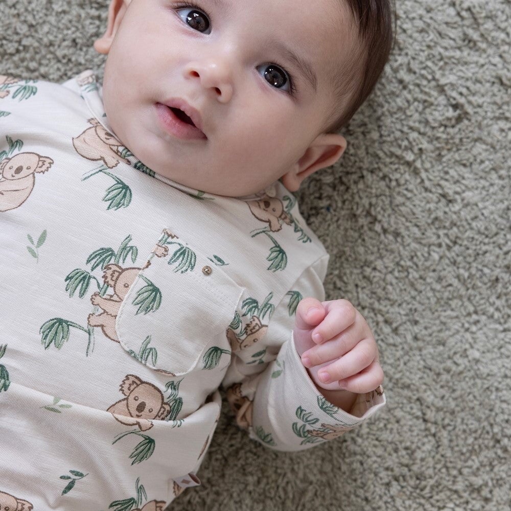 THE CHILL CLUB - Allover Print Slub Yarn Top