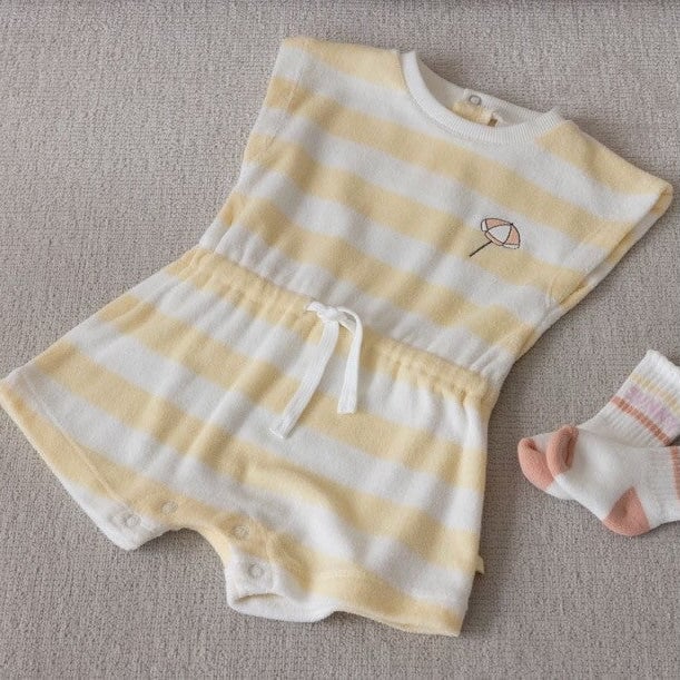 SUNSHINE - Keepsake French Terry Stripe Playsuit