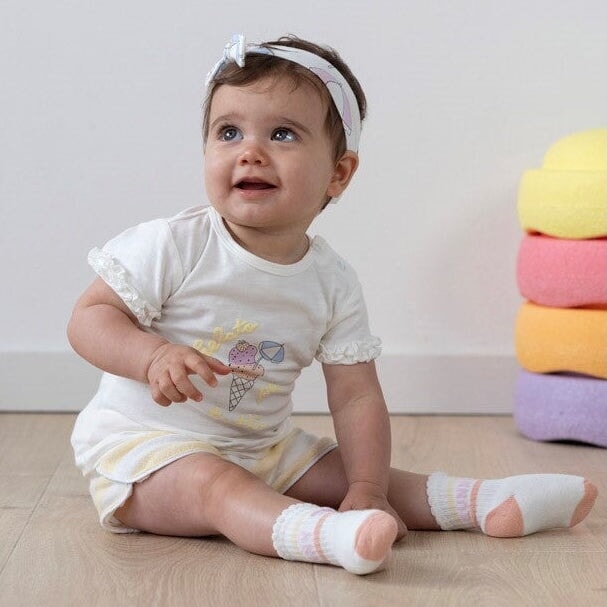 SUNSHINE - Keepsake French Terry Stripe Shorts