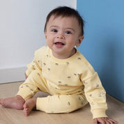 POOL TIME - Organic Cotton French Terry Towel Soft Inside Sweat Top