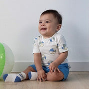 POOL TIME - Signature Allover Print Slub Knit Fashion Top