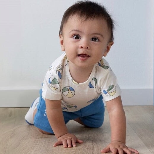 POOL TIME - Organic Cotton French Terry Towel Soft Inside Shorts