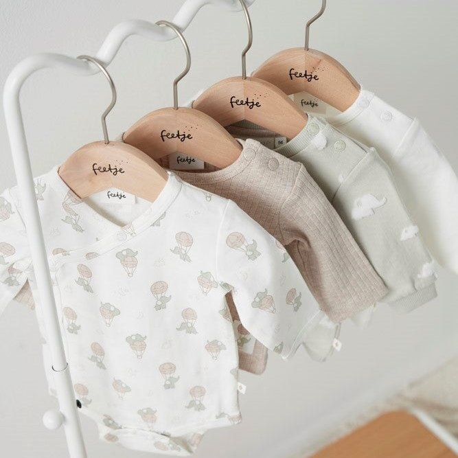ELEPHANT - Organic Cotton Wrap Bodysuit