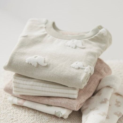 ELEPHANT - Organic Cotton Frottee Jersey Sweat Top