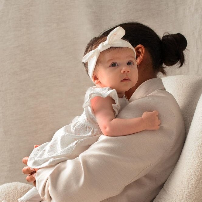 DELICATE FLOWER - Organic Cotton Crinkle Jersey Headband