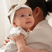 DELICATE FLOWER Organic Cotton Crinkle Jersey Dress