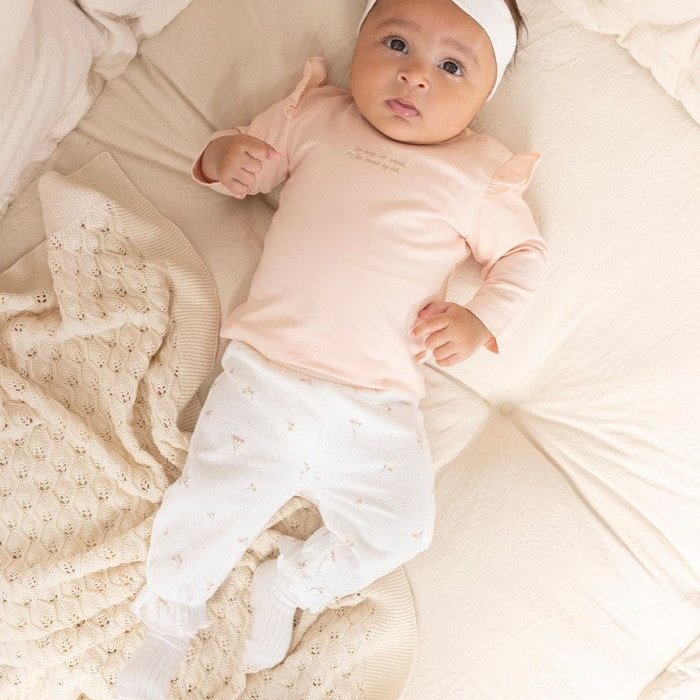 DELICATE FLOWER - Organic Cotton Crinkle Jersey Pants