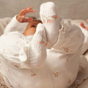 DELICATE FLOWER - Organic Cotton Rib Socks
