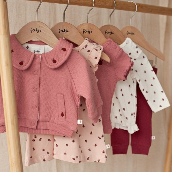 LADYBUG - Organic Cotton Stepped Double Fabric Jacket