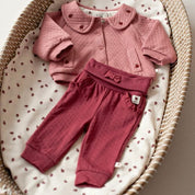 LADYBUG - Organic Cotton Fancy Knit Jersey Pants