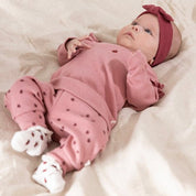 LADYBUG - Organic Cotton Rib Ajour Pants