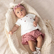 LADYBUG - Organic Cotton Rib Ajour Shorts
