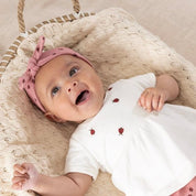 LADYBUG - Organic Cotton Rib Ajour Headband