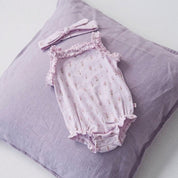 FLOWER RANCH - Pointelle Rib Ruffle Body