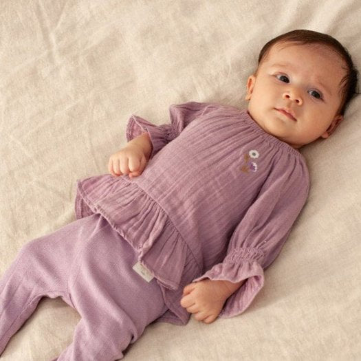 FLOWER RANCH - Mousseline Frills Fashion Top