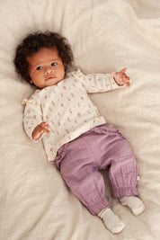 FLOWER RANCH - Pointelle Rib Flower Socks