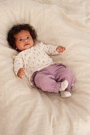 FLOWER RANCH - Pointelle Rib Flower Socks