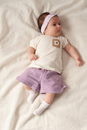 FLOWER RANCH - Pointelle Rib Flower Socks