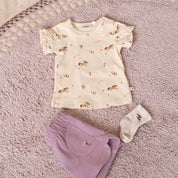 FLOWER RANCH - Single Jersey Ruffle Top