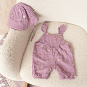 FLOWER RANCH - Floral Embroidered Mousseline Sun Hat