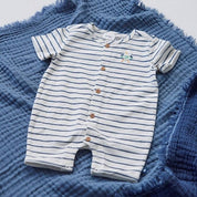 SEASIDE HAPPINESS  - Organic Cotton Striped Short Suit