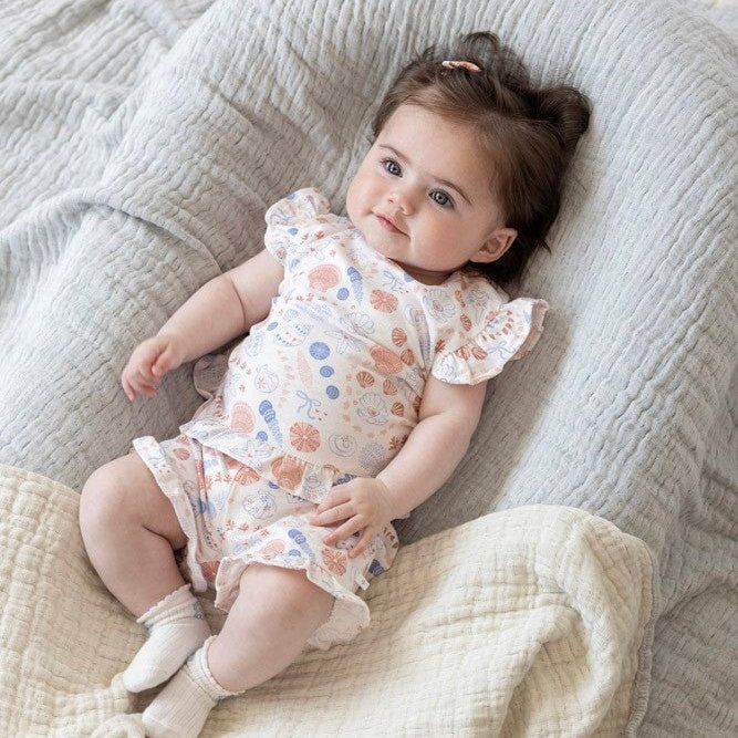 SEA LA VIE - Organic Cotton Slub Jersey Fashion Shorts