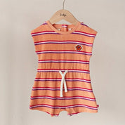 LOVE PEACE ALOHA  - Organic Cotton Terry Towel Playsuit