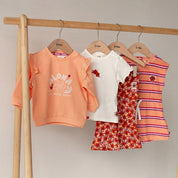 LOVE PEACE ALOHA  - Organic Cotton Terry Towel Playsuit