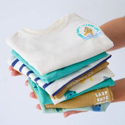 LAZY DAYS - Organic Cotton French Terry Fashion Sweat Top