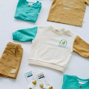 LAZY DAYS - Organic Cotton French Terry Fashion Shorts