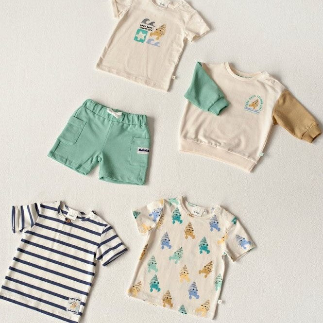 LAZY DAYS - Organic Cotton French Terry Utility Shorts