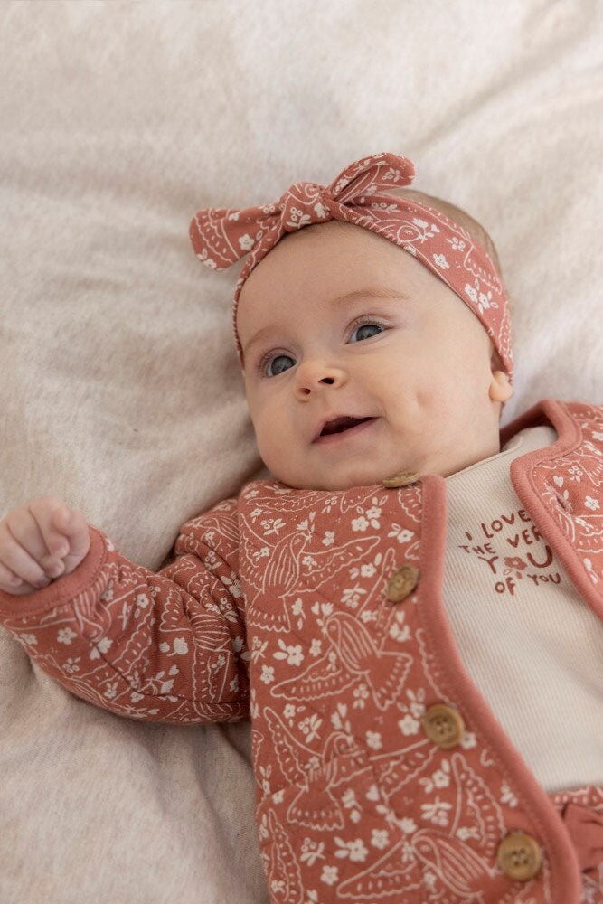 SENDING LOVE Allover Print Headband