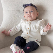 MIDNIGHT FLOWERS - Allover Print Headband