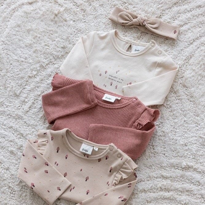 GROW YOUR OWN WAY - 4x2 Rib Drop Needle Velour Fashion Top