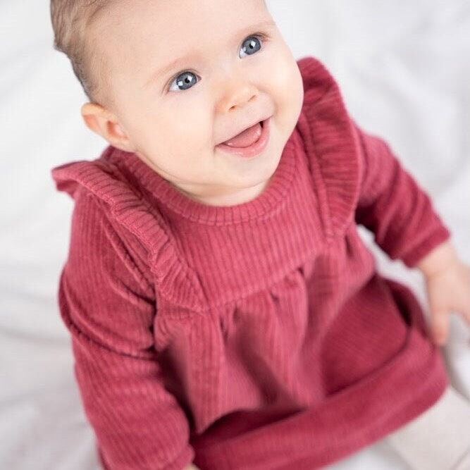 YOU'RE SO SWEET - Cozy & Elegant Velvet Rib Dress