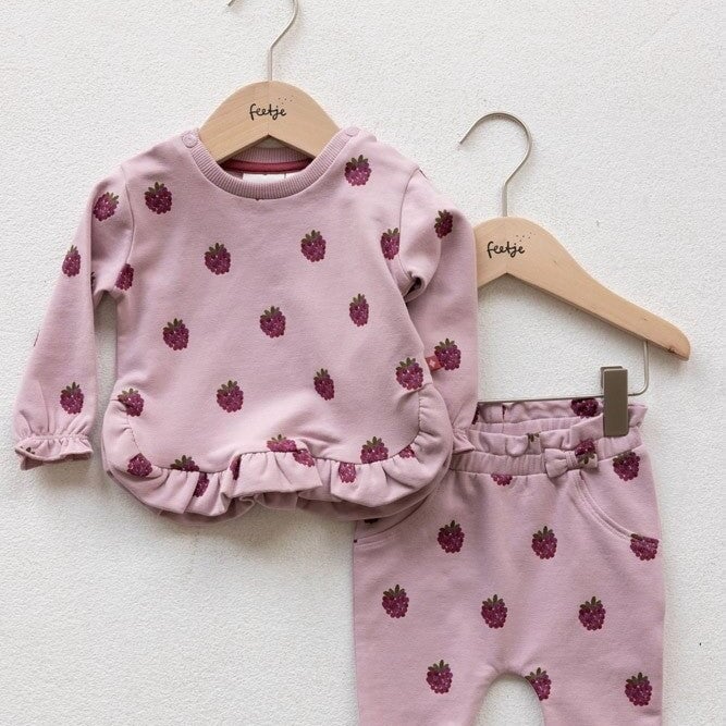 YOU'RE SO SWEET - Peached Inside French Terry Fashion Sweat Top