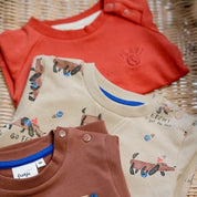 GO FETCH - Embossed "Play!" French Terry Sweat Top