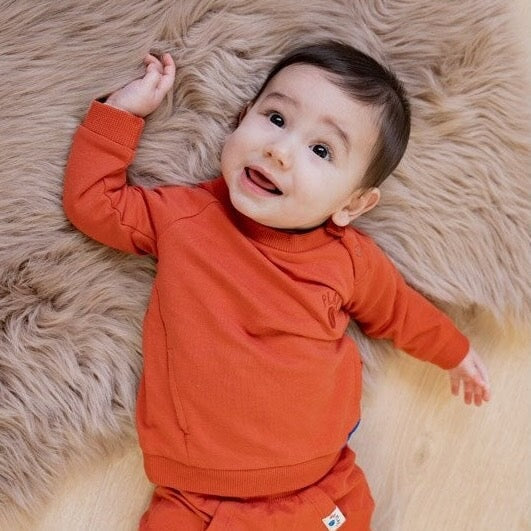 GO FETCH - Embossed "Play!" French Terry Sweat Top