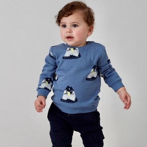 COASTAL COOL - Organic Cotton French Terry Sweat Top