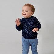 COASTAL COOL - Organic Cotton Terry Hatton Fleece Sweat Top